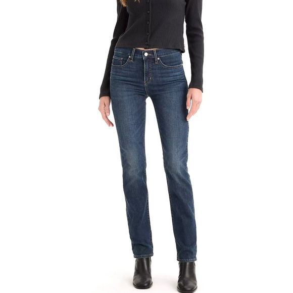 🌺🌻Women’s LEVIS 314 Shaping Straight Denim Jeans (W26 L32) - Picture 2 of 11